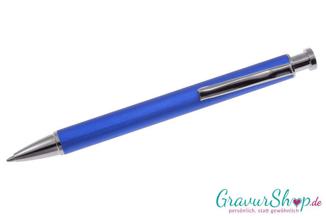 Kugelschreiber 20 mit Gravur Blau