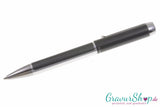 Pelikan Pura Kugelschreiber Anthrazit mit Gravur Seiten Ansicht