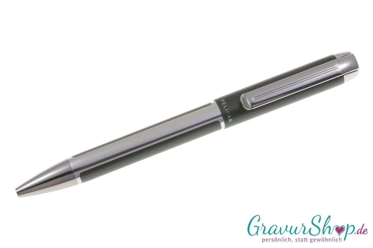 Pelikan Kugelschreiber Pura Anthrazit mit Gravur