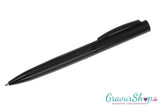 Schwarzer Kugelschreiber 07 mit Gravur