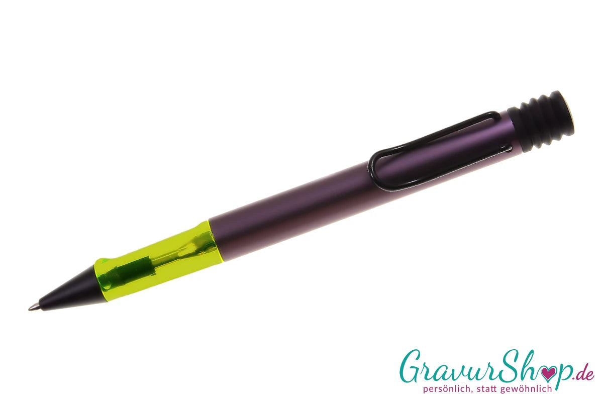 LAMY AL star Schreibset aubergine Kuli mit Gravur