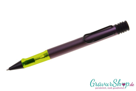 LAMY AL star Schreibset aubergine Kuli mit Gravur
