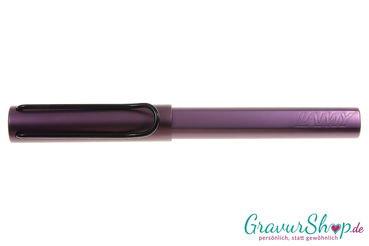 Lamy Al star Tintenroller aubergine mit Gravur
