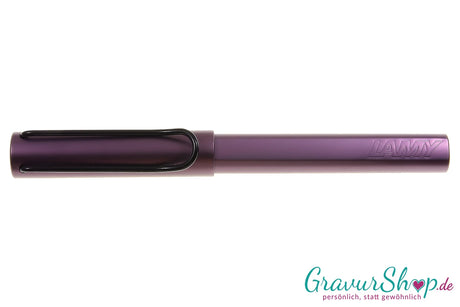 Lamy Al star Tintenroller aubergine mit Gravur