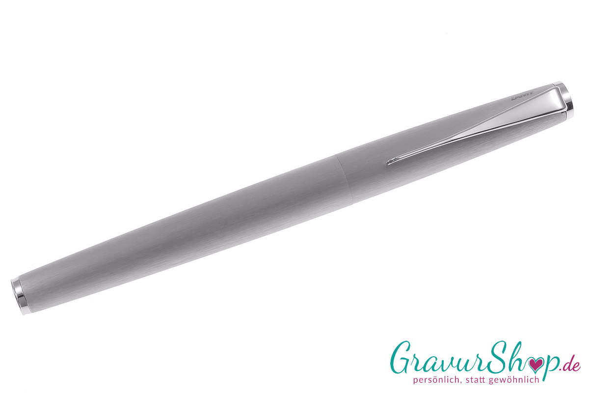 Füllhalter Studio brushed mit Wunschgravur