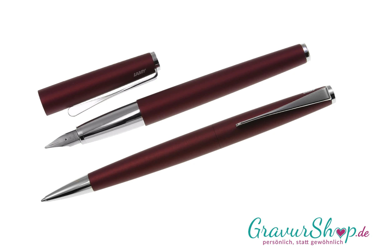 LAMY Studio Schreibset orion Kuli und Füller mit Gravur