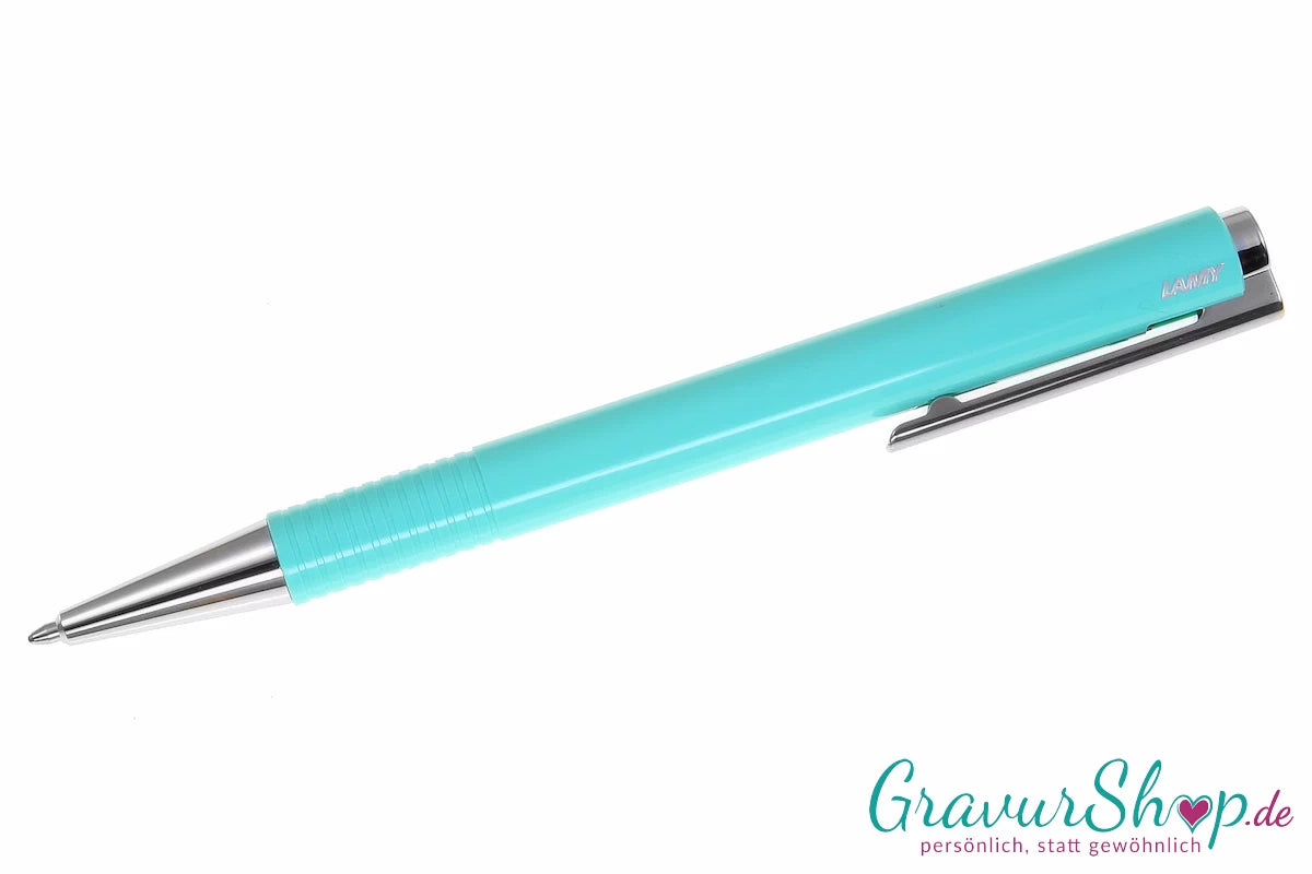 LAMY logo M lagoon mit Gravur