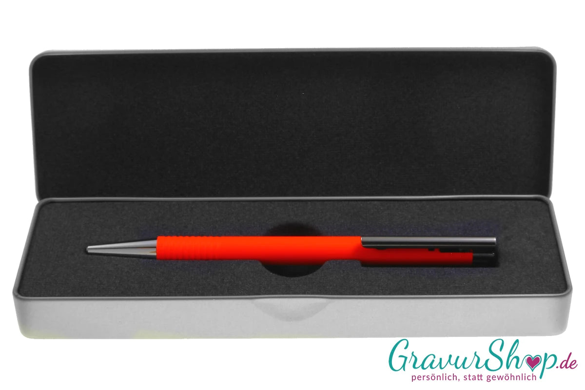 LAMY Logo Lx Kugelschreiber neonorange in Geschenkbox