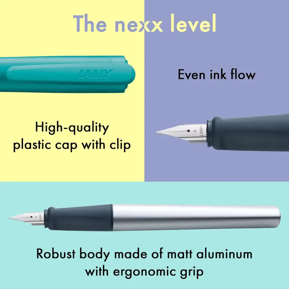 LAMY nexx | Füllhalter Kinderfüller mit Gravur | Smaragd