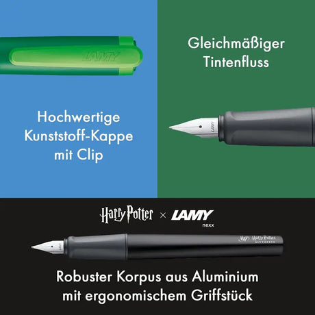LAMY nexx | Harry Potter - Slytherin | Füller mit Gravur