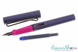 LAMY Safari Schreibset Füller pink cliff mit Gravur