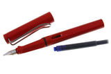 LAMY safari 3er Set Füller red mit Gravur