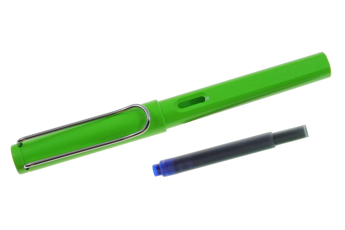 Lamy Safari Füller Green mit Lasergravur