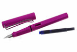LAMY Safari Schreibset Füller pink mit Gravur