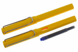 LAMY Safari Schreibset Füller-Rollerball yellow mit Gravur