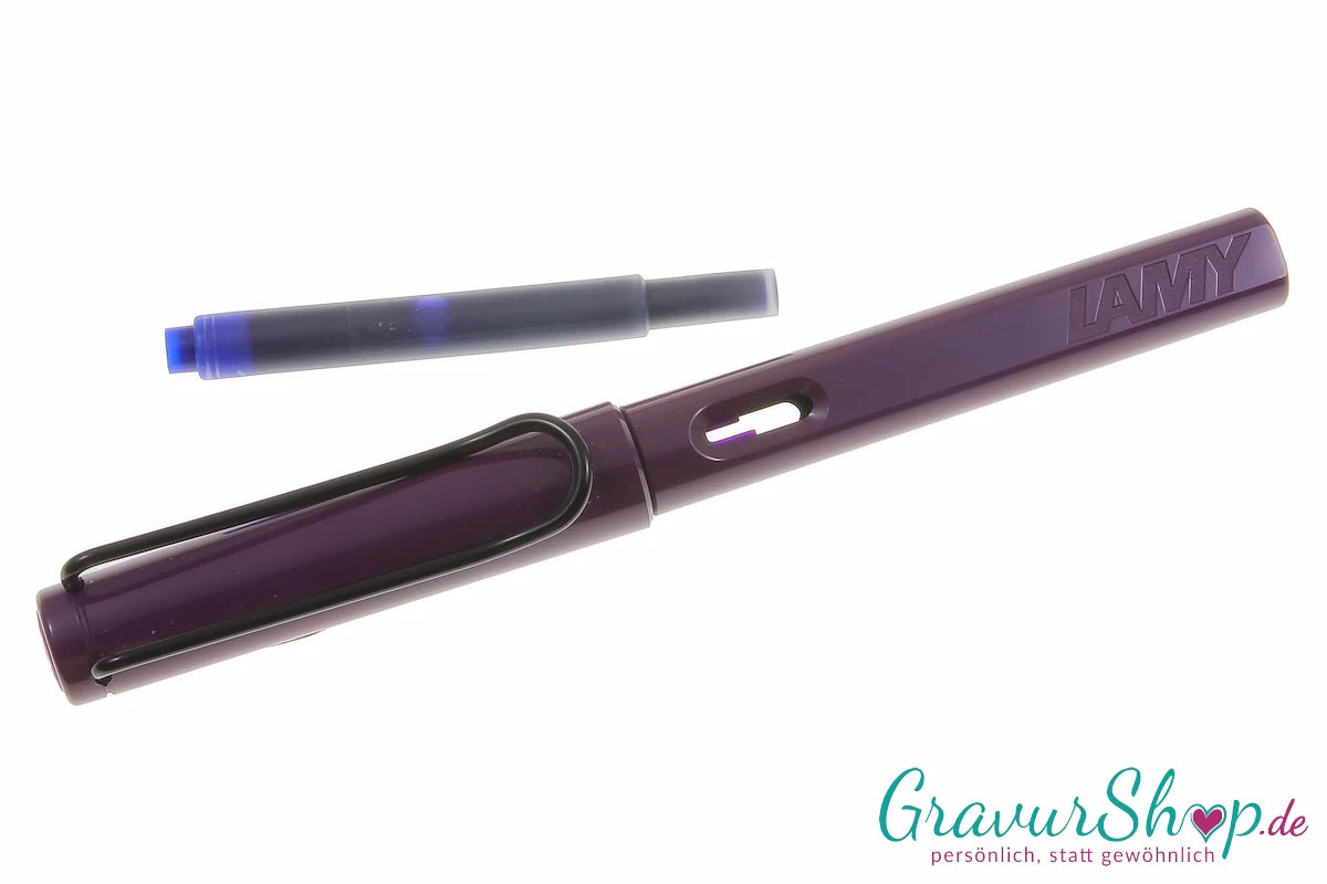 Lamy safari Füller violet blackberry inkl. Gravur