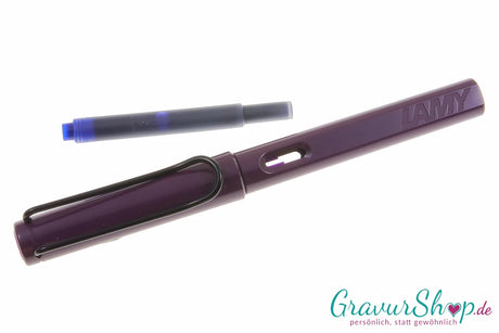 Lamy safari Füller violet blackberry inkl. Gravur