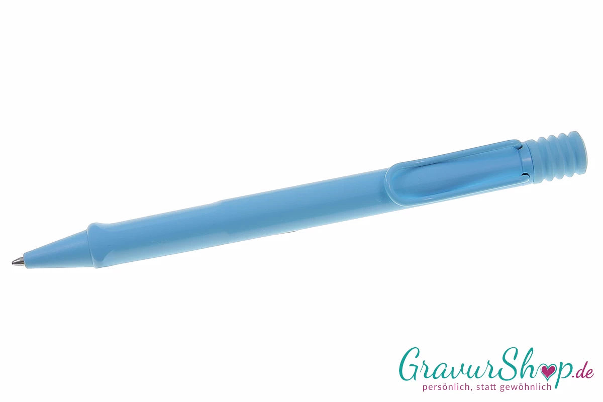 LAMY safari Schreibset Kuli aquasky mit Gravur