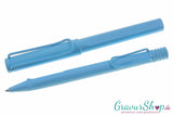 LAMY safari Schreibset Kuli-Tintenroller aquasky mit Gravur