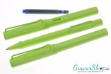LAMY safari 3er Set Füller-Kuli-Rollerball springgreen mit Gravur