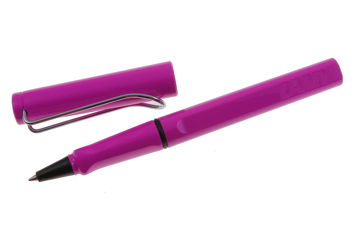 LAMY Safari Schreibset Tintenroller pink mit Gravur