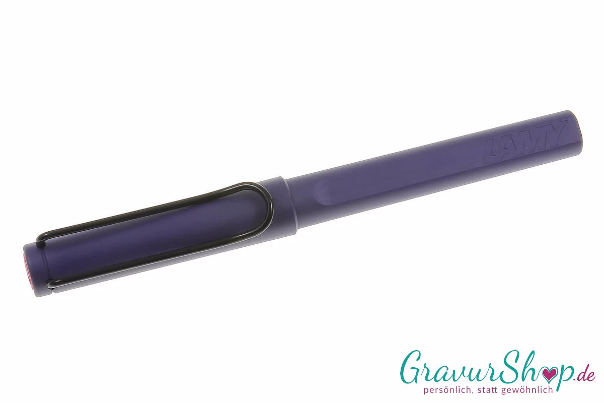 LAMY safari Tintenroller pink cliff mit Gravur