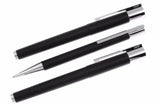 LAMY scala Schreibset Kuli + Füllhalter + Tintenroller schwarz mit Gravur
