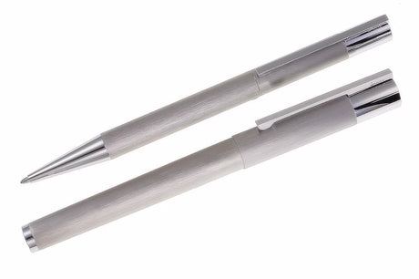 LAMY scala Schreibset Kuli + Tintenroller brushed mit Gravur