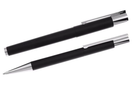 LAMY scala Schreibset Kuli + Tintenroller schwarz mit Gravur