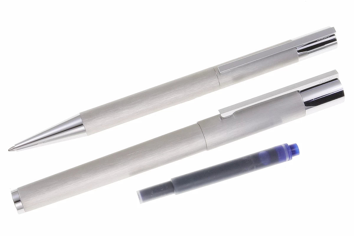 LAMY scala Schreibset Kuli + Füllhalter brushed mit Gravur