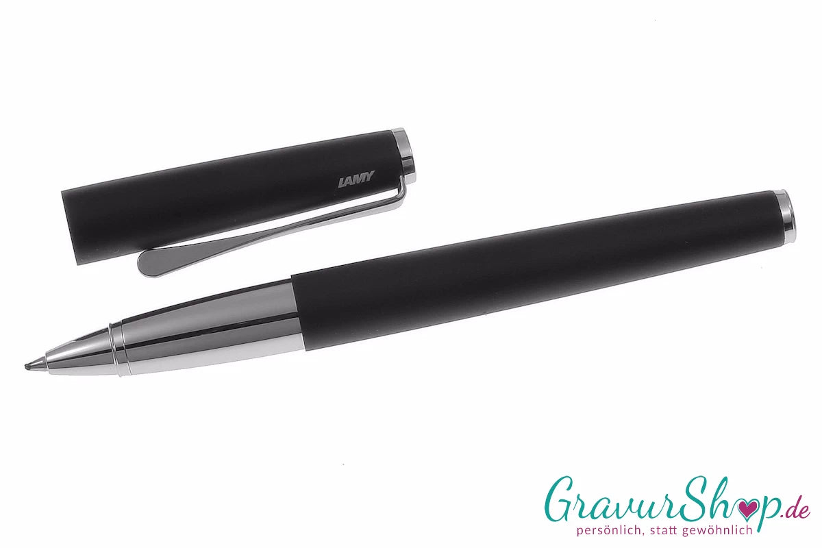 LAMY Studio Schreibset black Rollerball mit Gravur
