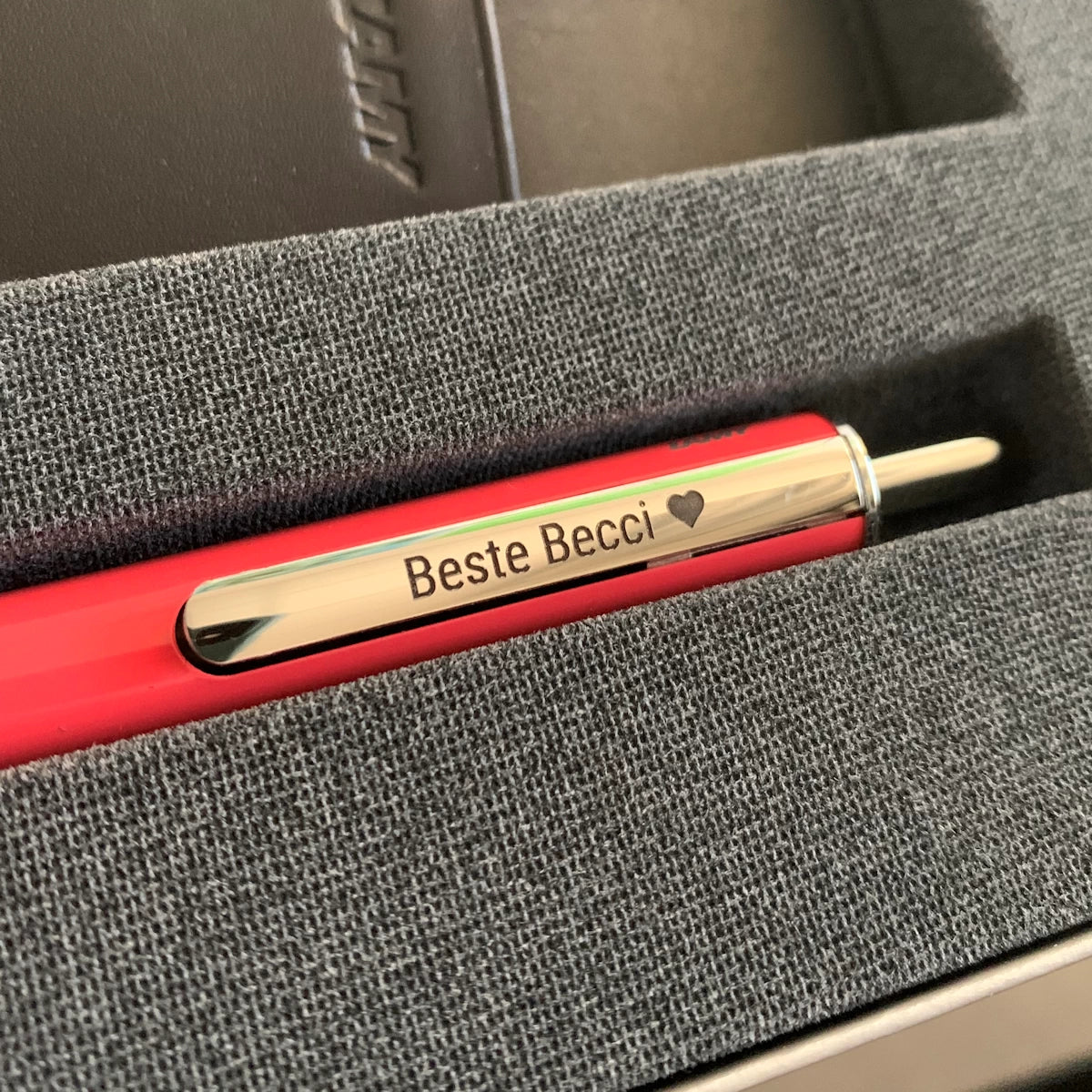 Lamy Swift Sunset personalisiert mit Gravur Name Herz