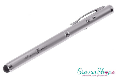 Laserpointer 06 LED Touchpen Kugelschreiber mit Gravur Bild 3