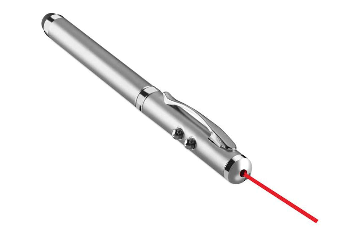 Laserpointer 06 LED Touchpen Kugelschreiber mit Gravur Bild 6