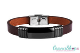 Lederarmband 39 B mit Gravur