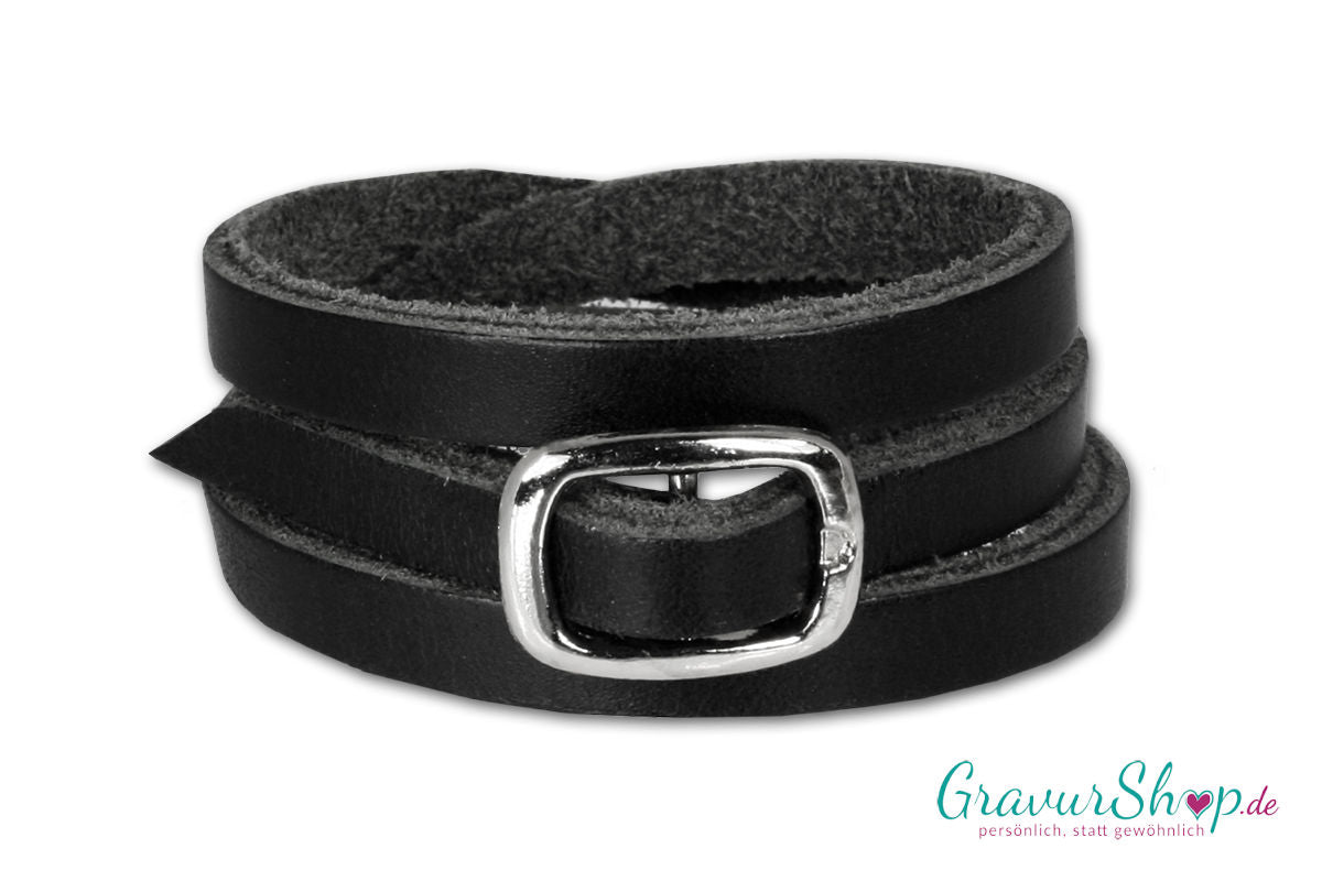 Lederarmband Nr. 06 mit Wunschgravur