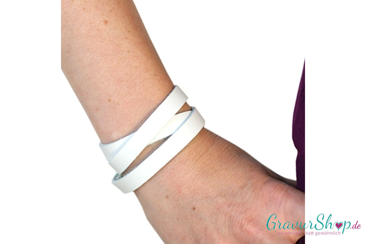 Lederarmband 25 C mit Wunschgravur