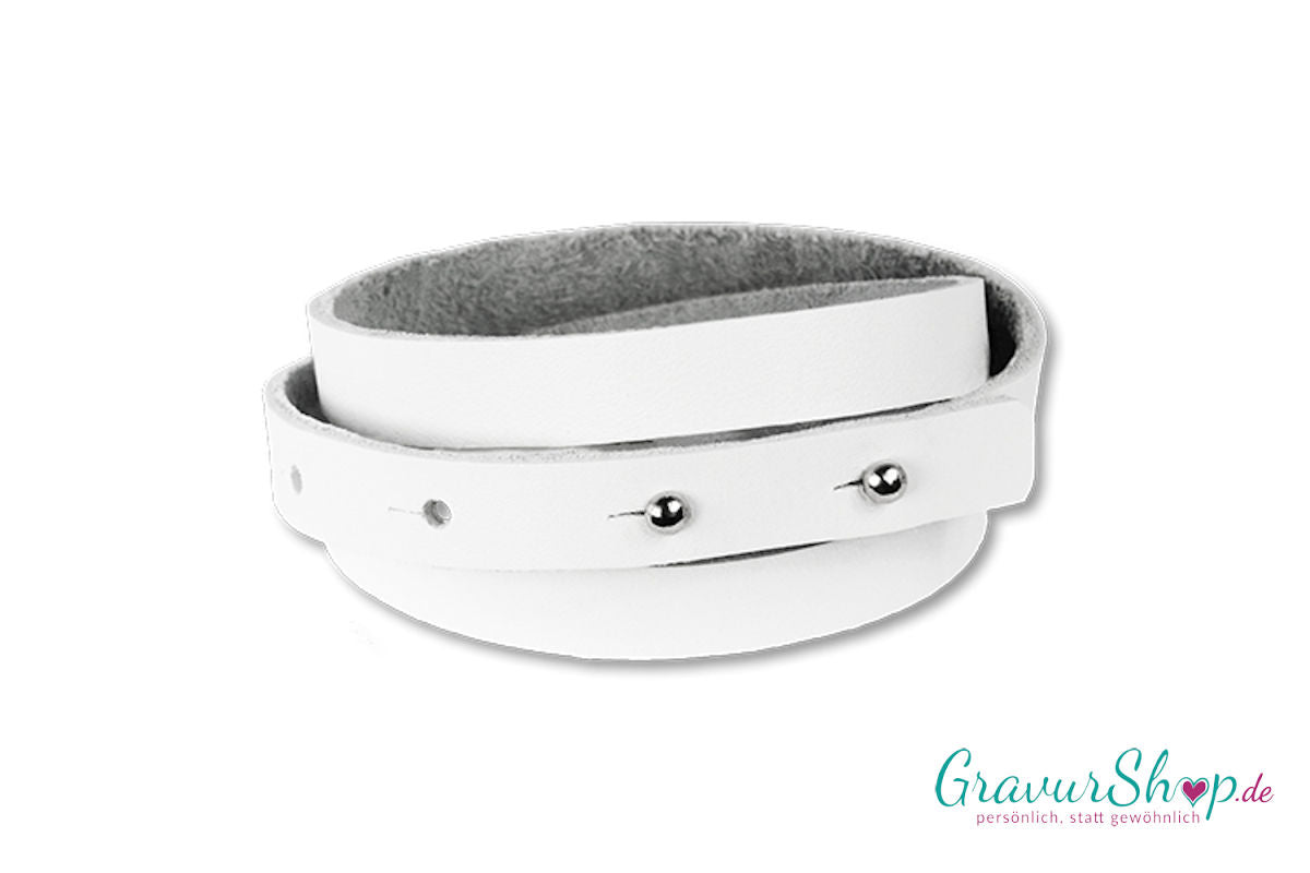 Lederarmband 25 C mit Lasergravur