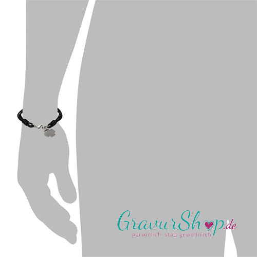 Lederarmband 33 B mit Gravur