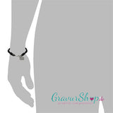 Lederarmband 33 B mit Gravur