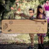 Lesezeichen Bambus | Einschulung Schulmotive & Name personalisiert