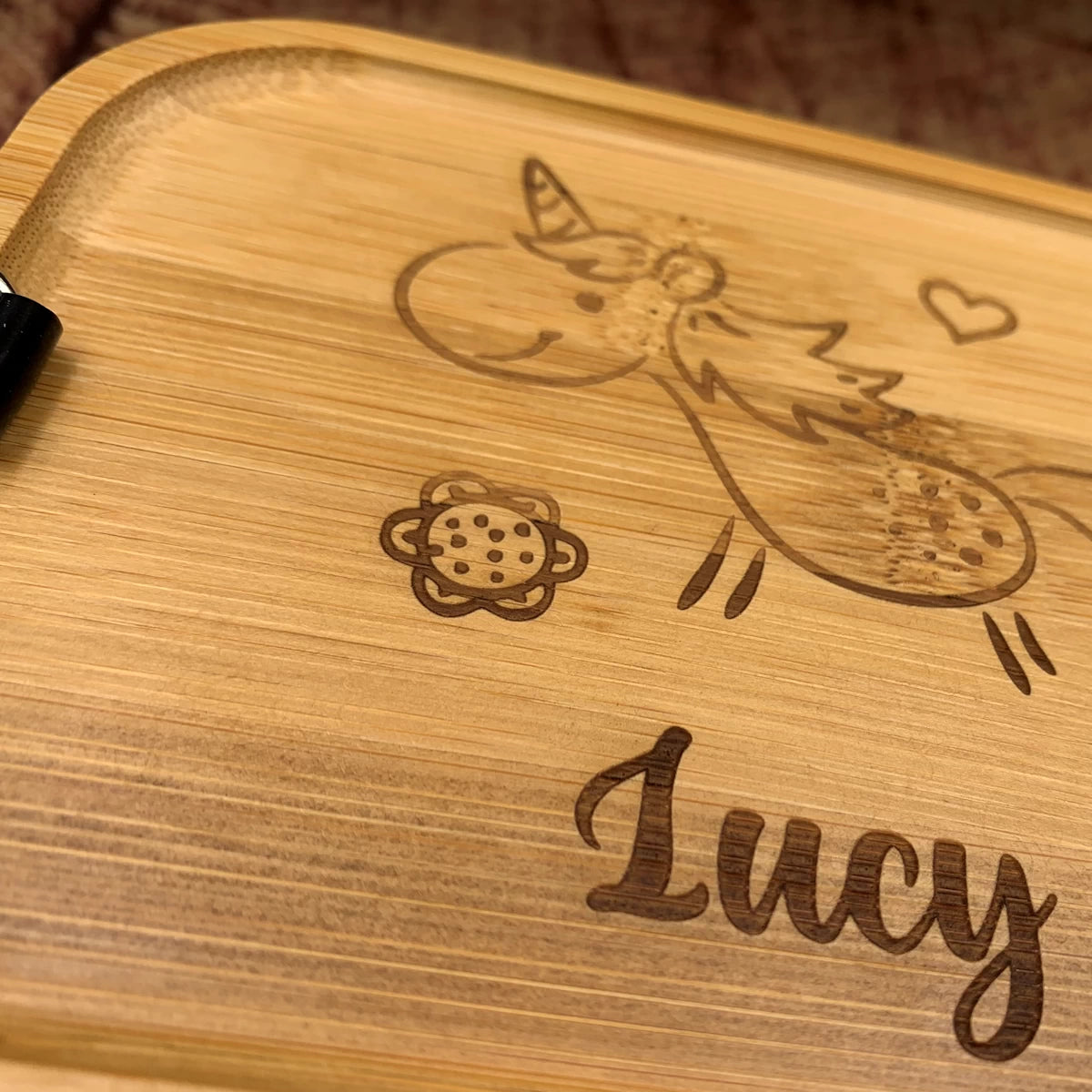 Personalisierte Lunchbox "Bambus" | Selbst gestalten und designen | Name, Text, Motive frei wählbar