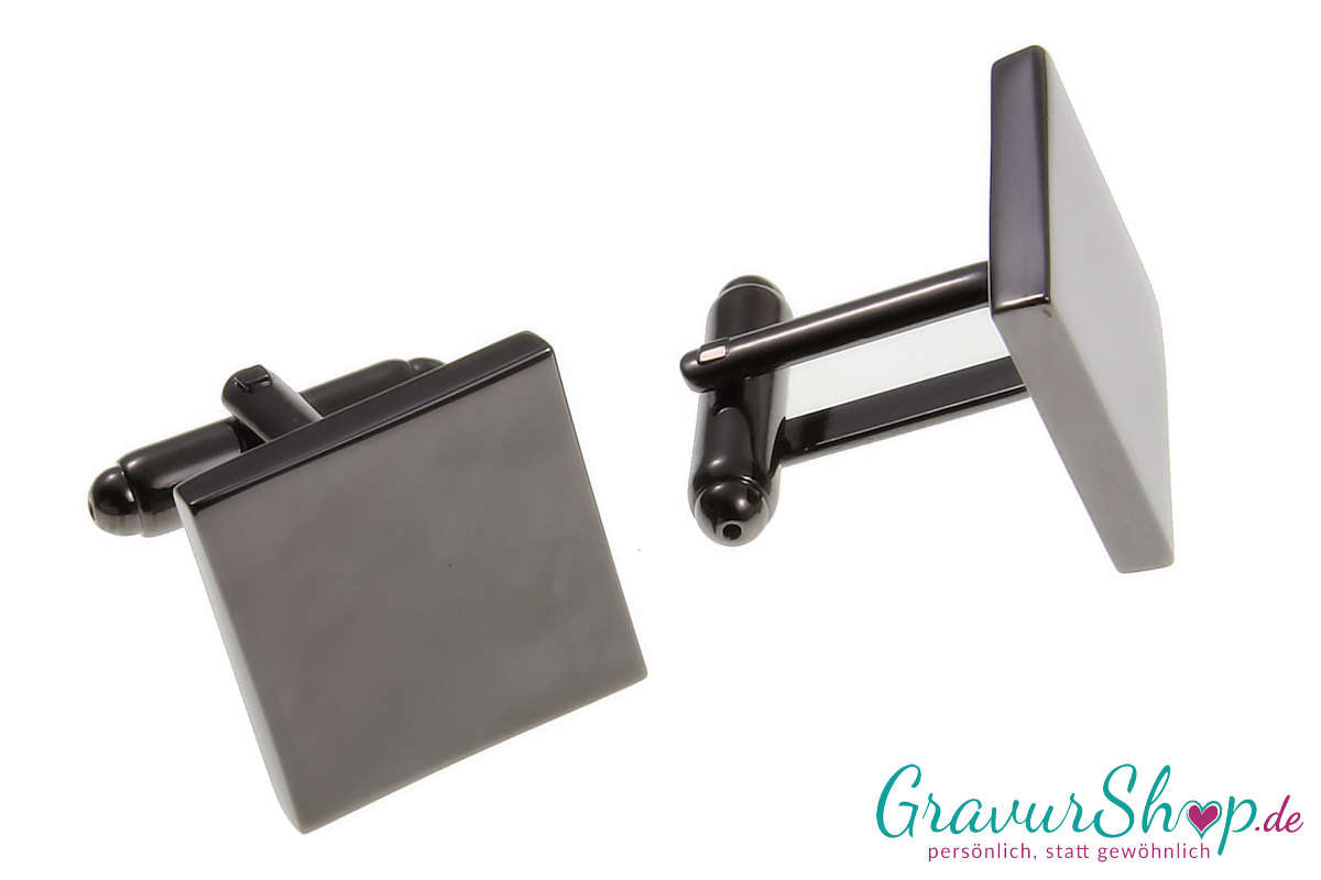 Manschettenknöpfe 21 mit Gravur Bild 2