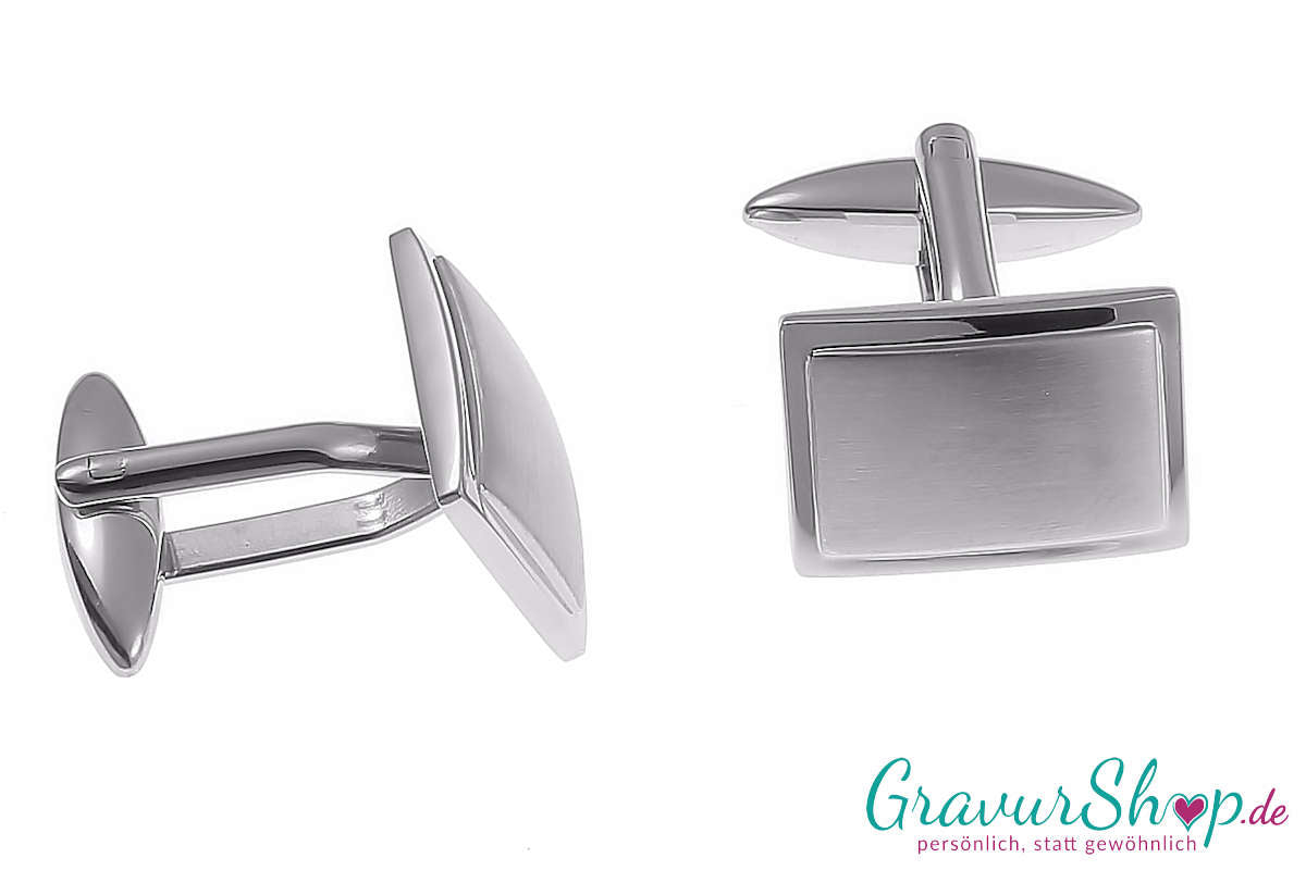 Manschettenknöpfe mit Diamantgravur