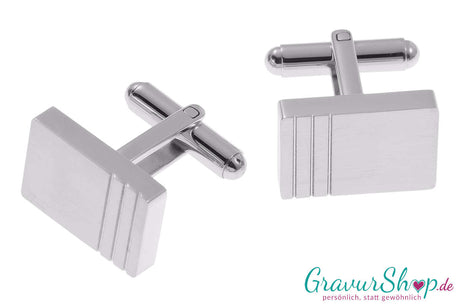 Personalisierte Manschettenknöpfe mit Gravur