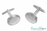 925er silber Manschettenknöpfe 02 mit Gravur