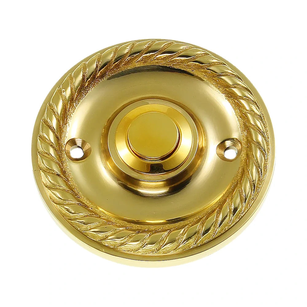 Messing Klingelrosette 03