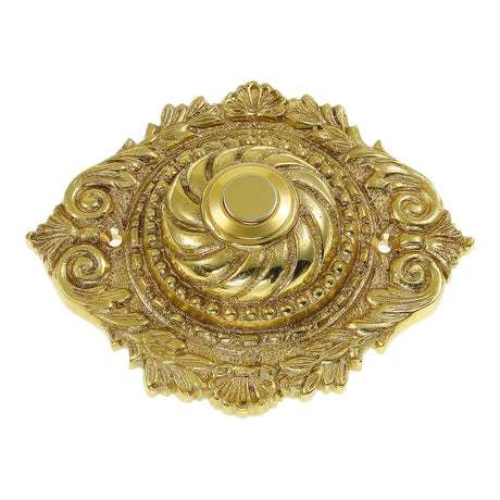 Messing Klingel Rosette 06
