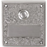 Messingschild 02 vernickelt mit Gravur unten
