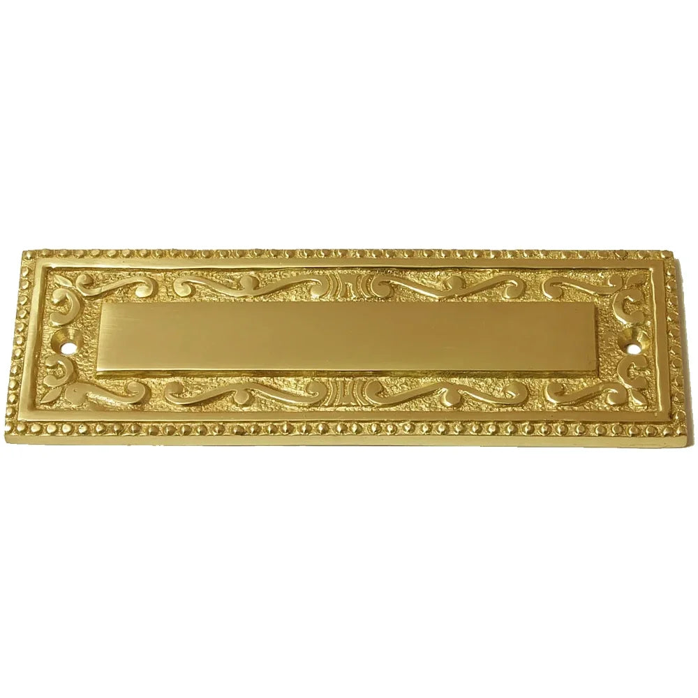 Messingschild 08 personalisierbar